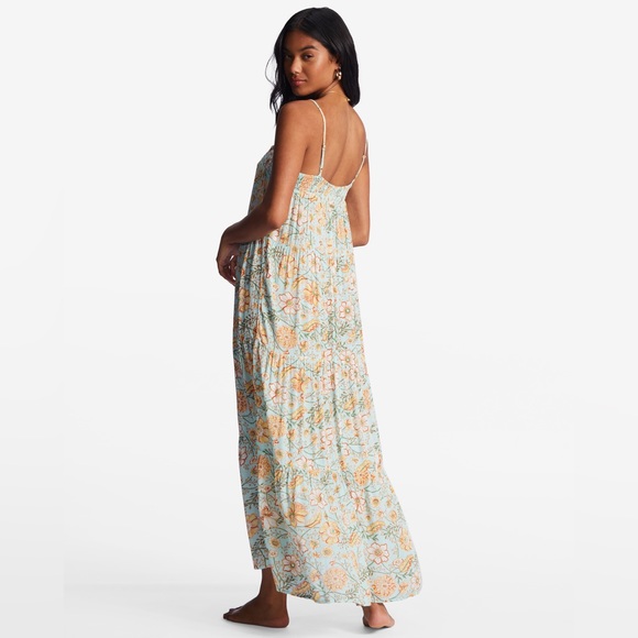Billabong Flowy Floral Midi Dress - Picture 6 of 9